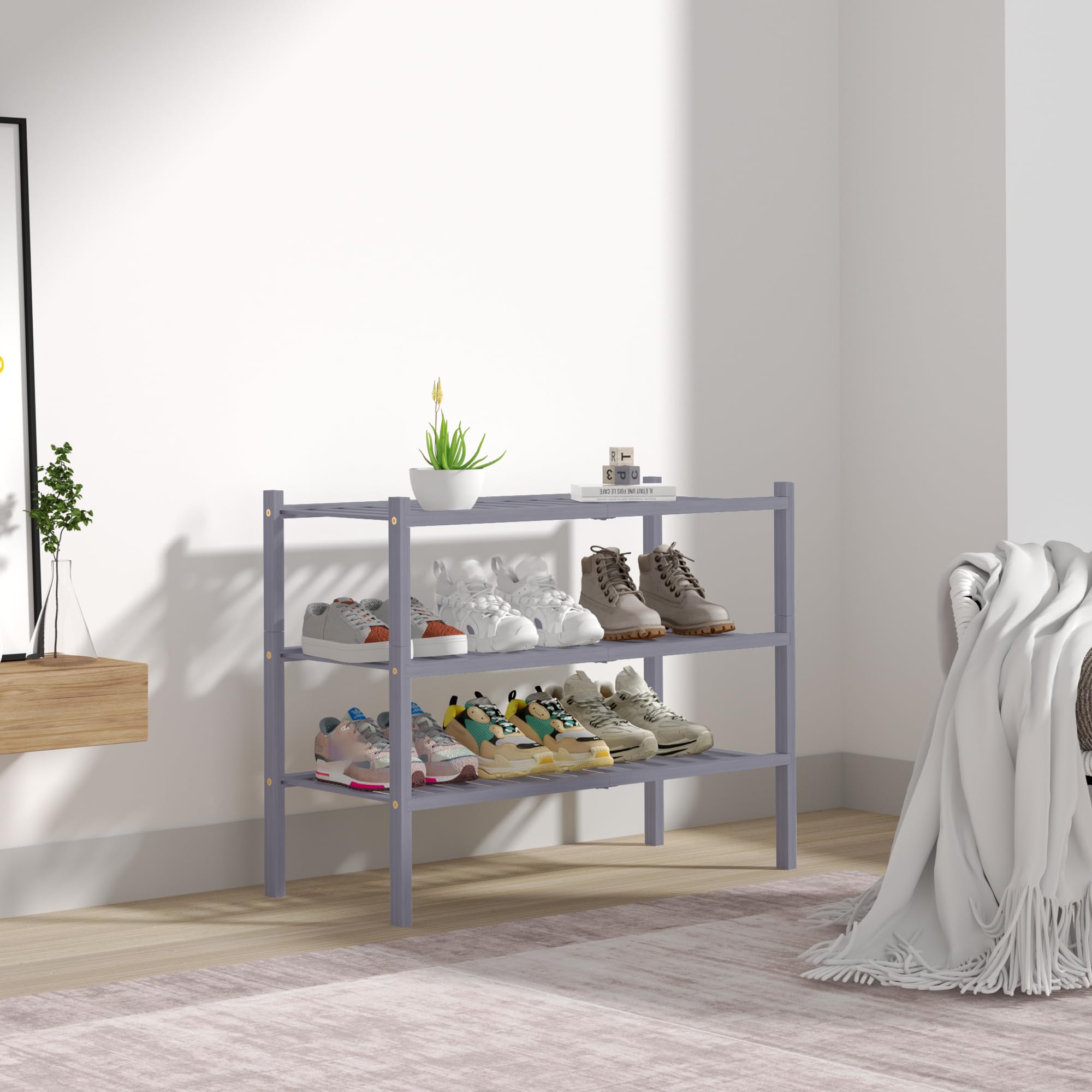 ROMGUAR CRAFT kids shoe rack keeps children's footwear organized