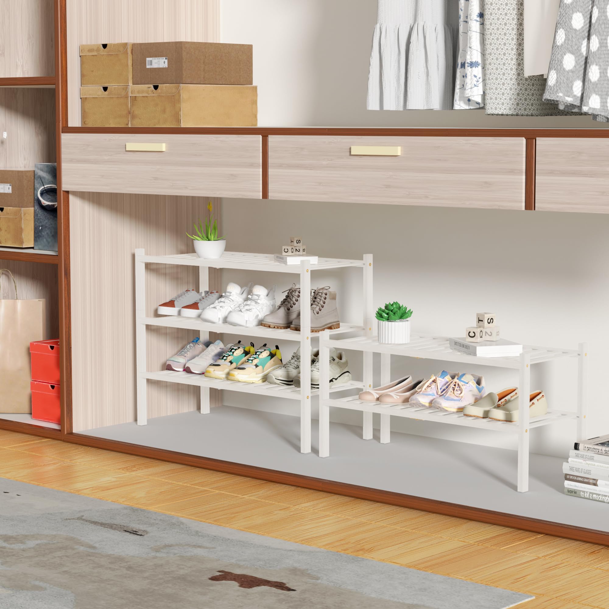 ROMGUAR CRAFT natural bamboo texture complements home decor beautifully.