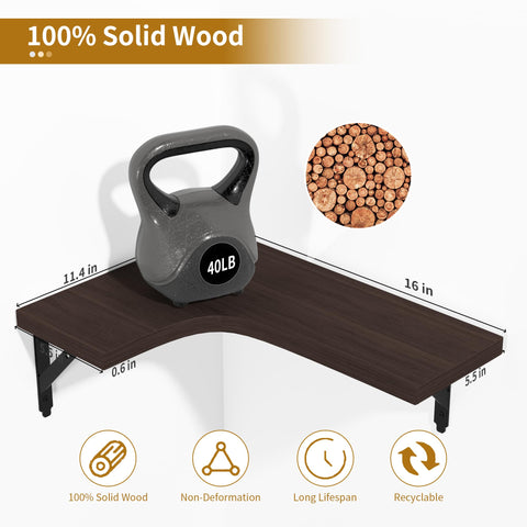 ROMGUAR CRAFT rustic brown 4-pack emphasizes versatile decor and space optimization.