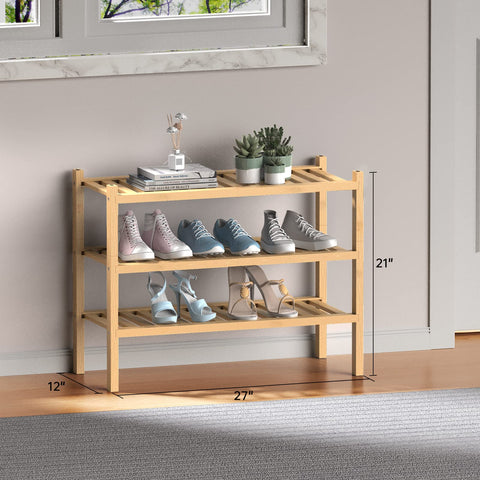 ROMGUAR CRAFT living room setup with shelves for decor and shoes