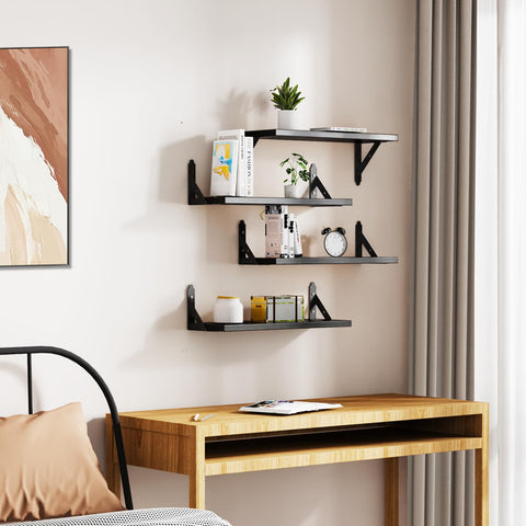 ROMGUAR CRAFT shelves in living room display for stylish collection and organization.