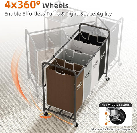 ROMOON quick assembly with numbered parts simplifies setup