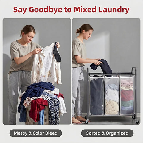 ROMOON quick-assembly design saves time before laundry day.