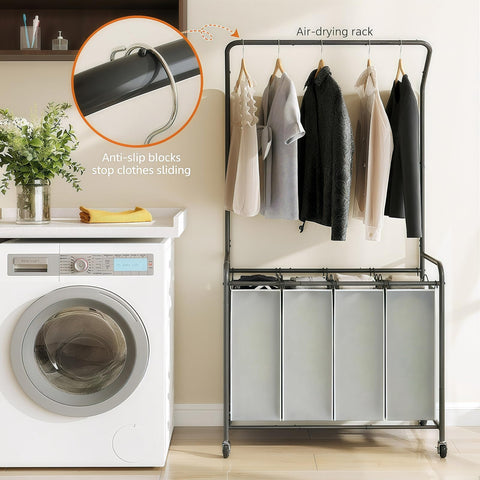 ROMOON rustproof-frame provides sturdy support during daily chores