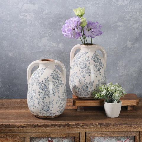 Ronasip durable glaze keeps the vase easy to clean after arranging stems