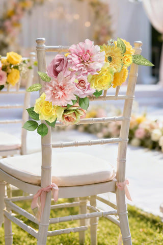 Rongflower table centerpiece with mixed blooms for home decor