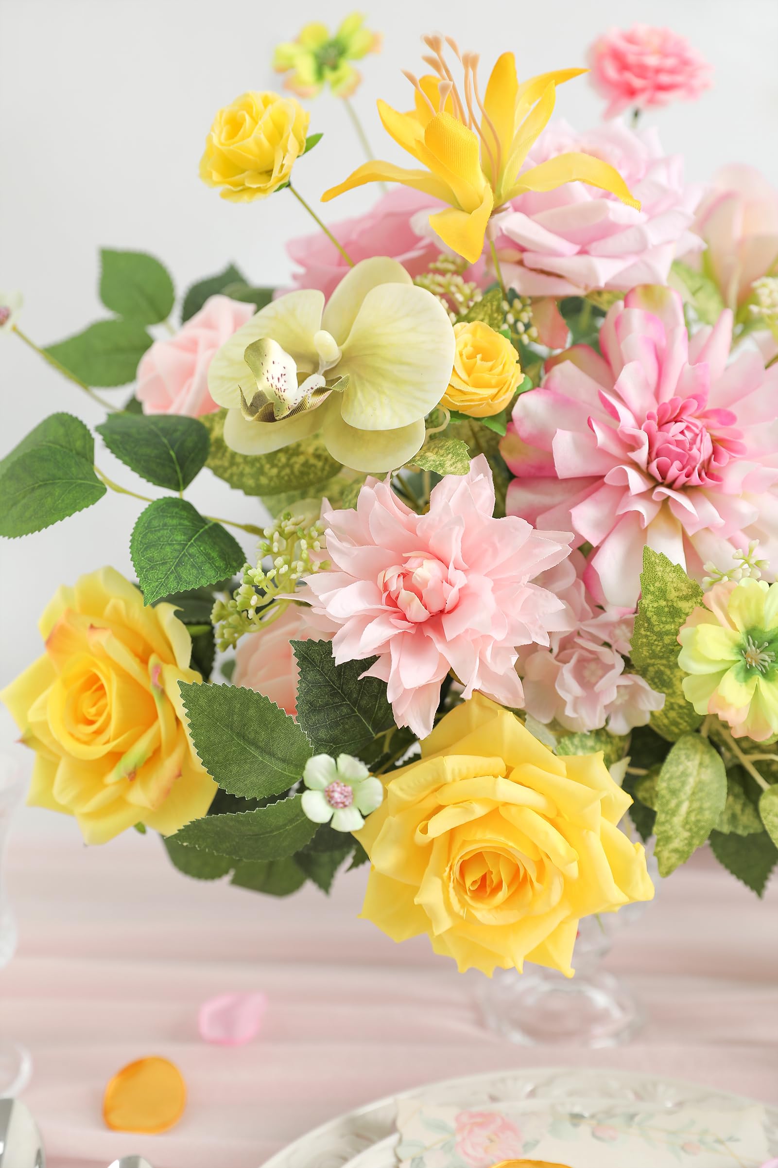 Rongflower wreath arch corsage and boutonniere blossoms for events