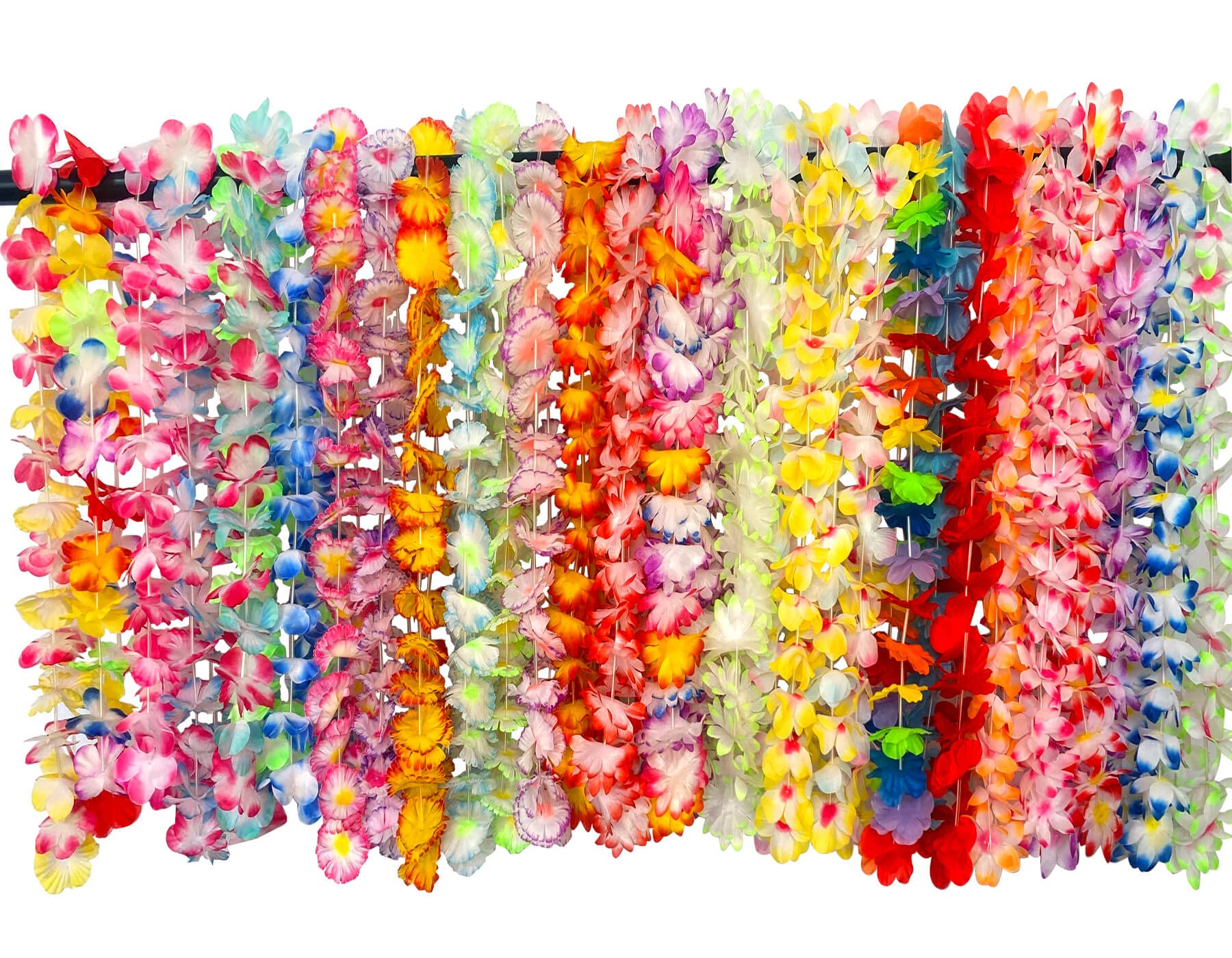 Soft silk-feel Ronghui leis with 40-inch length for comfortable wear