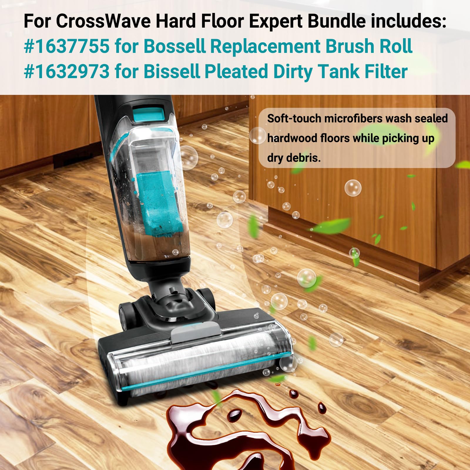 RONGJU CrossWave hard-floor compatibility for easy replacement.