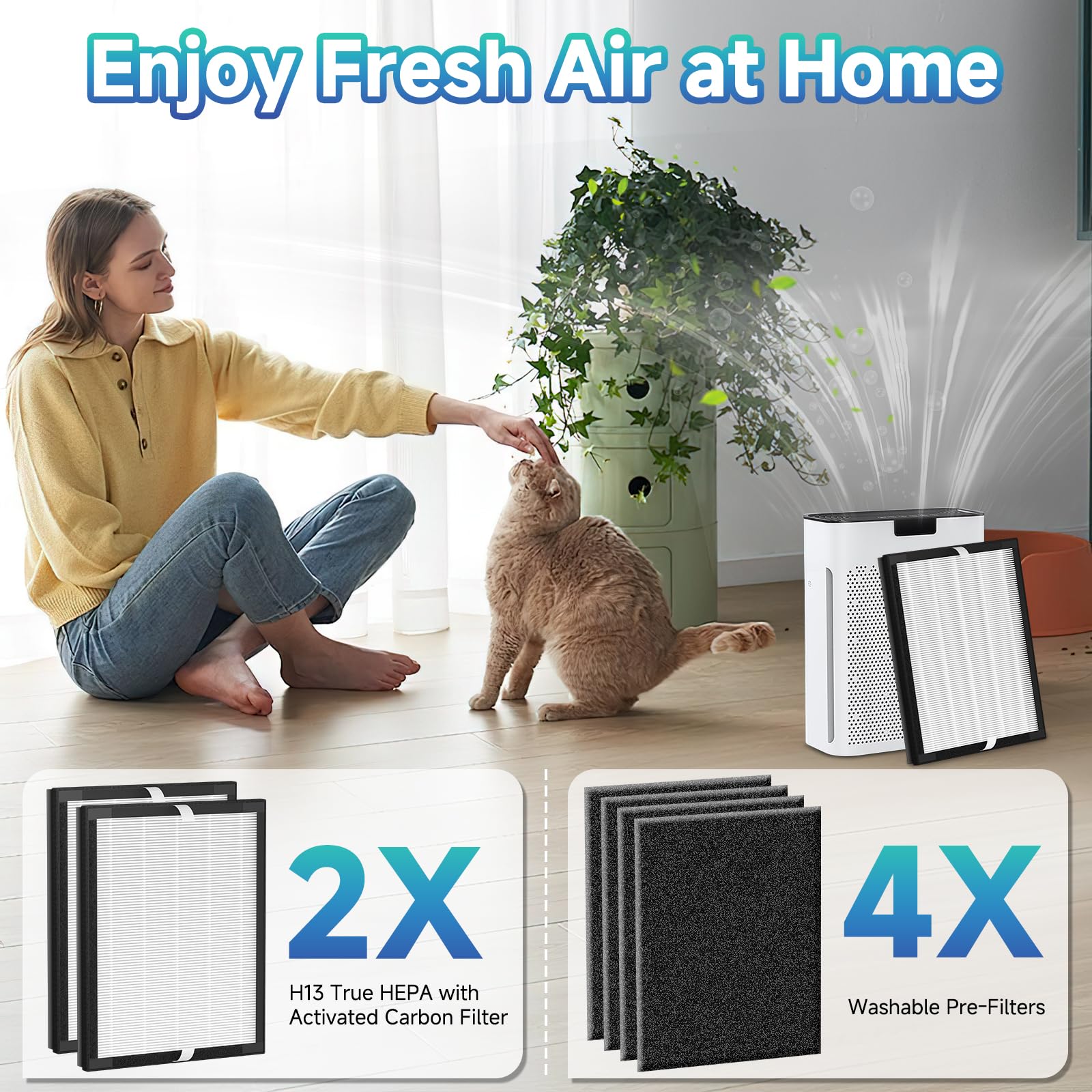 RONGJU KJ190L 3-in-1 filtration captures particles