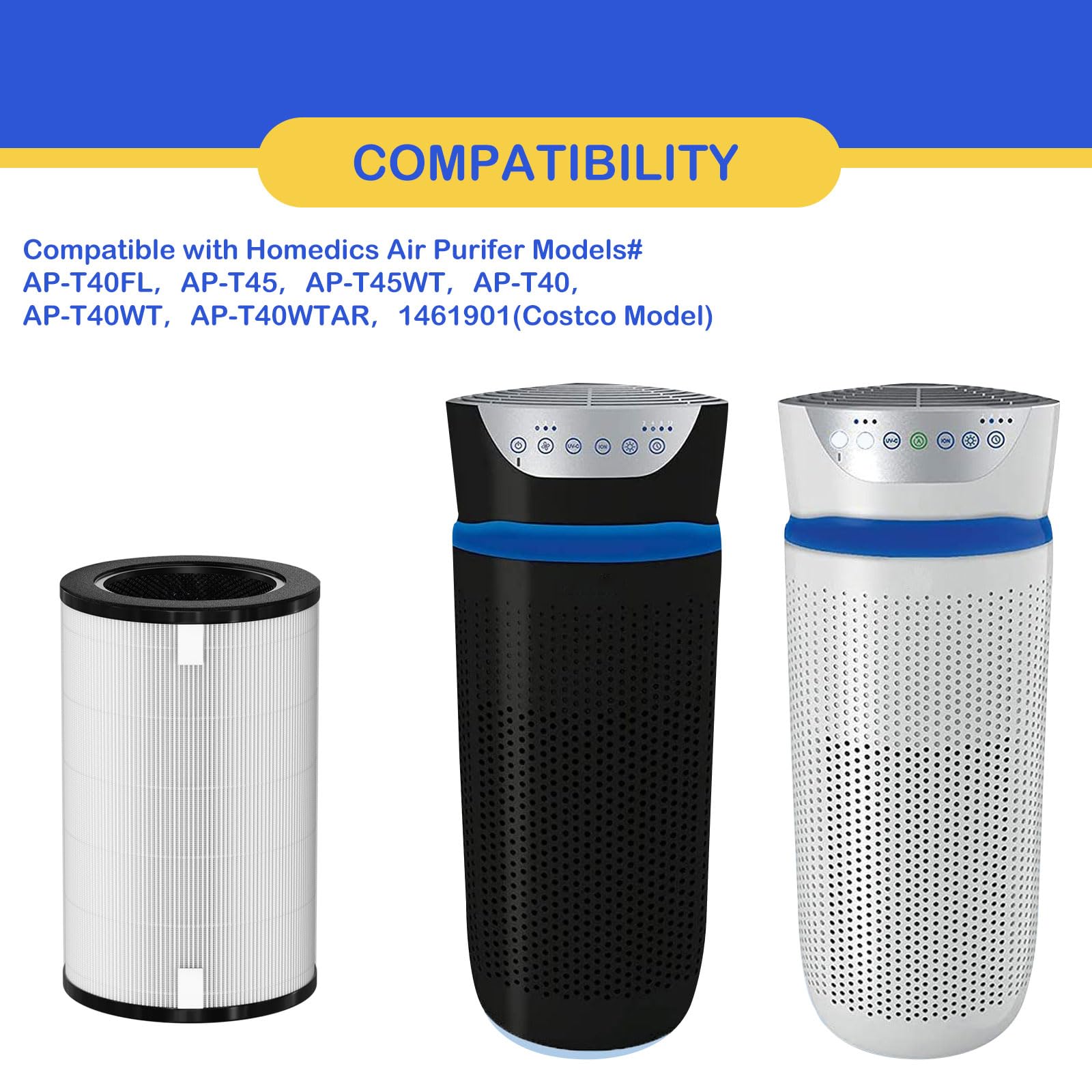 Roninby AP-T40FL easy installation for quick, tool-free replacement.