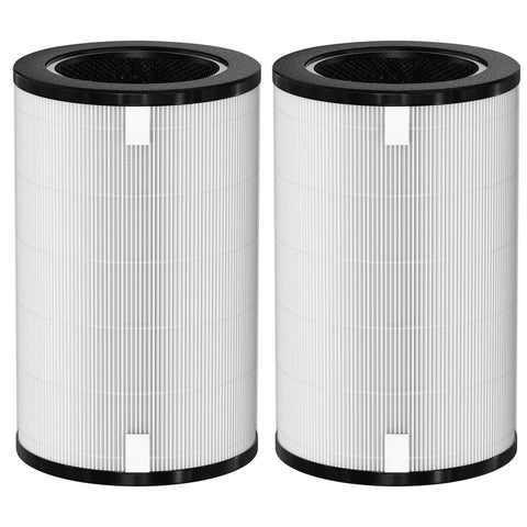 Roninby AP-T40FL true HEPA filter captures 0.3 μm particles for cleaner air.