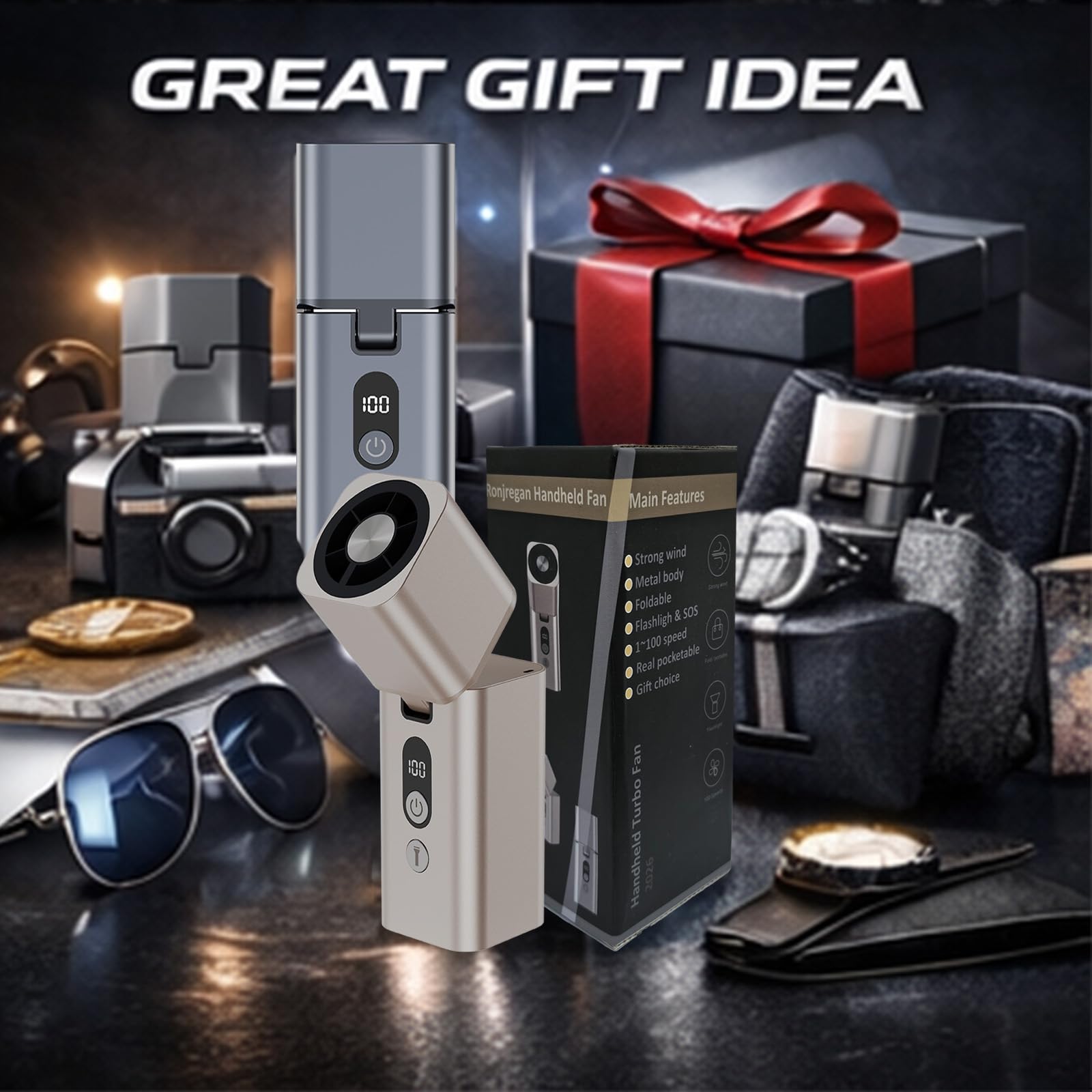 Ronjregan travel gift-pack ready fan for summer gifts.