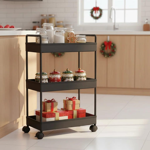 Ronlap craft and art supplies cart keeps materials portable and organized.