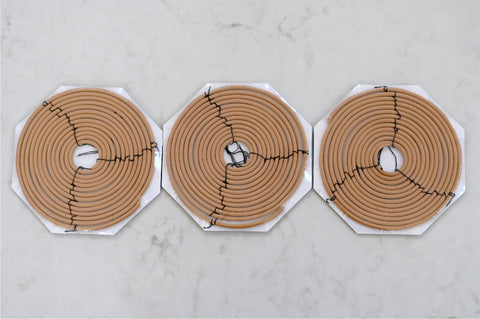 Rool citronella coil 24-hour burn supports extended evenings.
