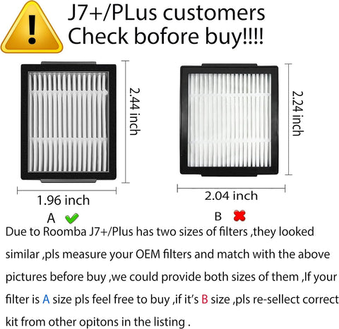 Roomba HEPA filters – eight-pack for cleaner air and filtration