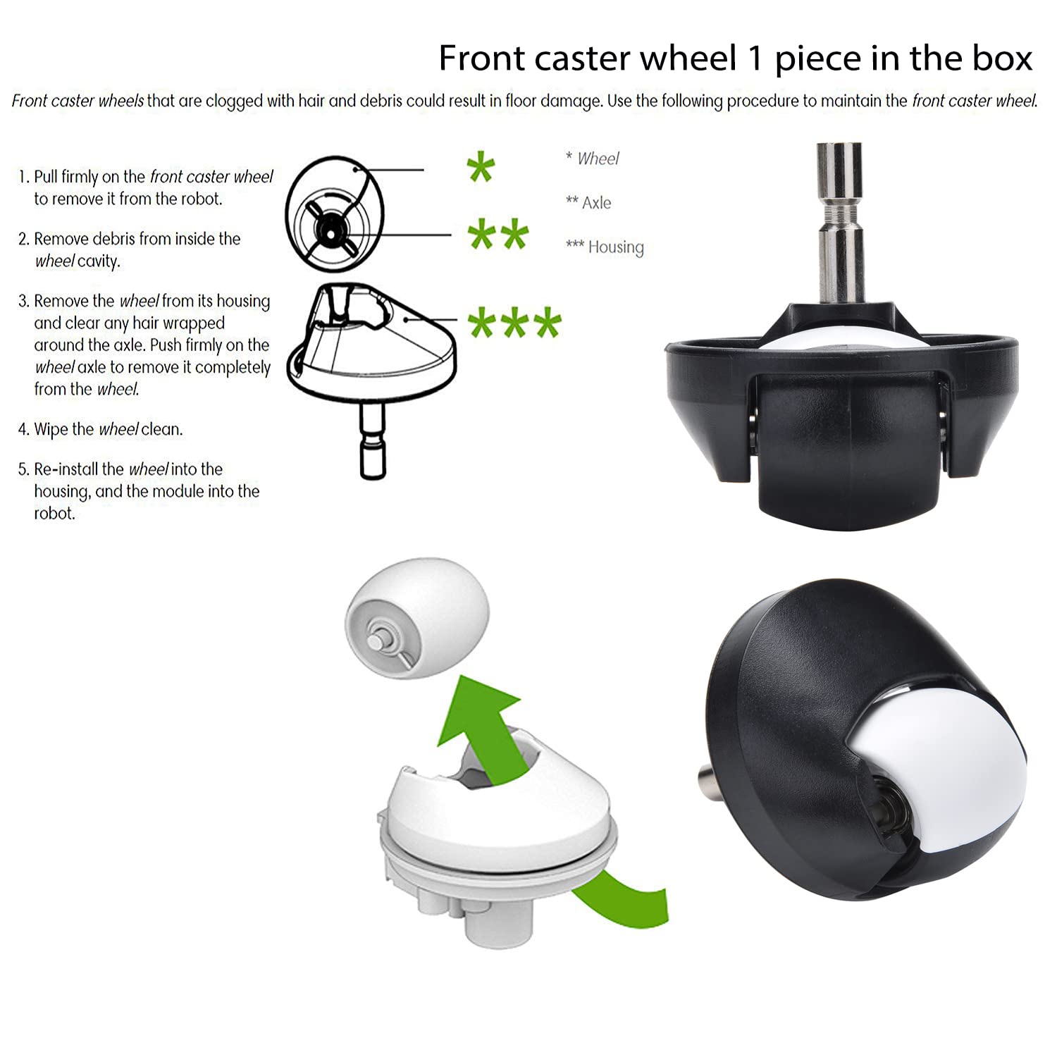 Roomba screwdriver – included for quick part installation