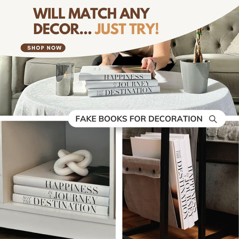 Roomicle bookshelf decor accents add style and personality.