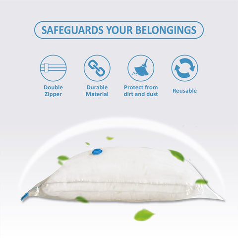 Roomimaster bag set with hand pump included for quick sealing on the go