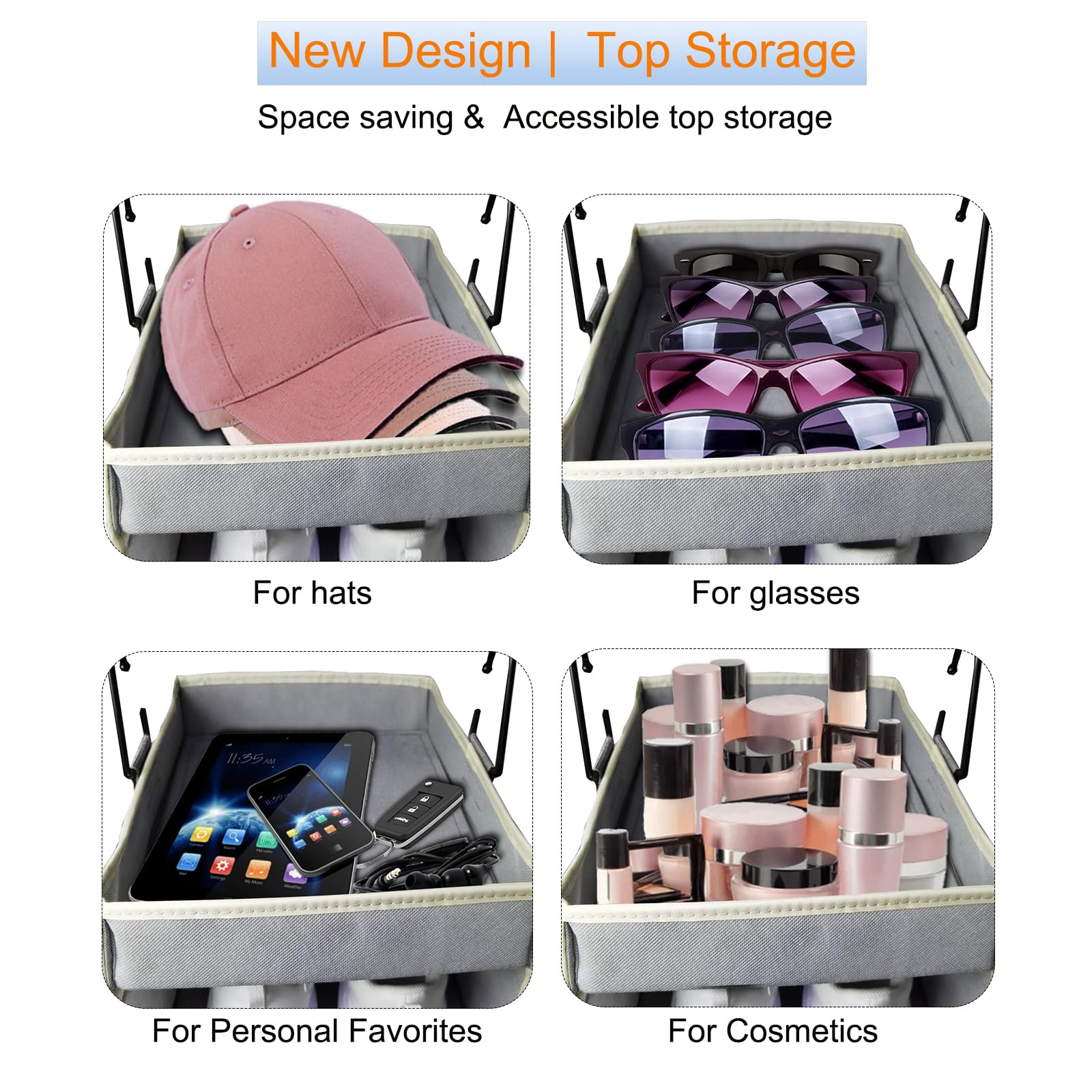 Roomtalk space-saving shelves help declutter bedrooms and dorm rooms.
