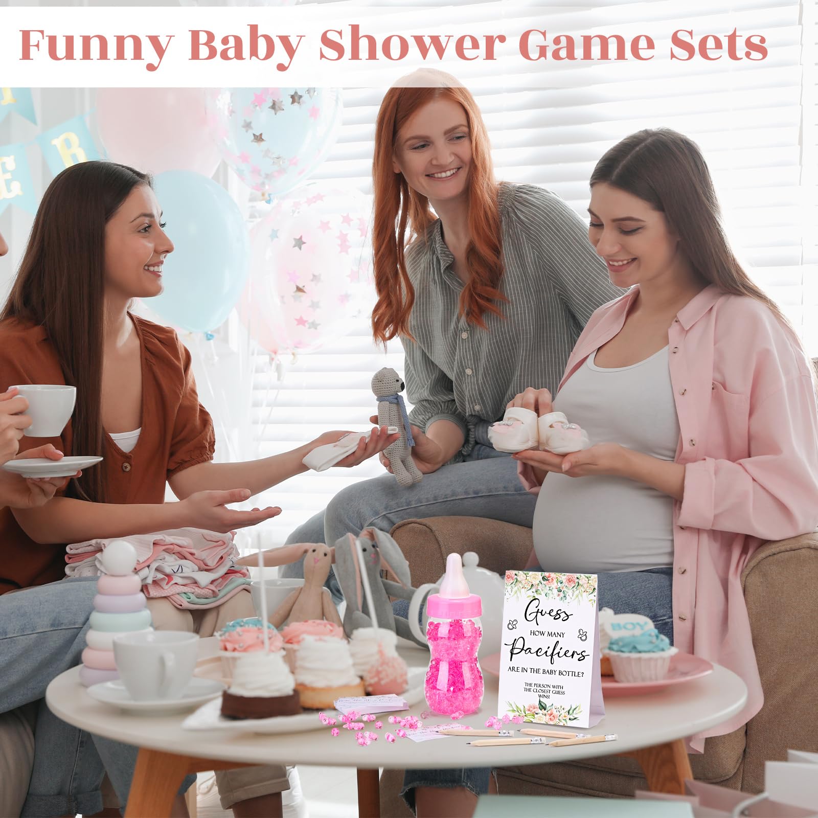 Roowest baby shower decor set to enhance party styling.