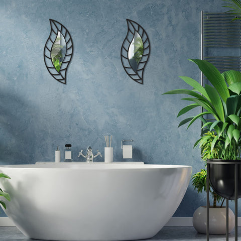 Roowest mirrors brighten interiors by reflecting ambient light and creating depth.