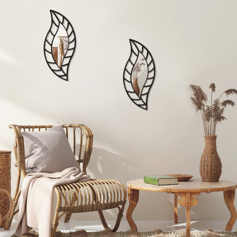 Roowest leaf mirrors suit desks, shelves and vanity areas with subtle elegance.