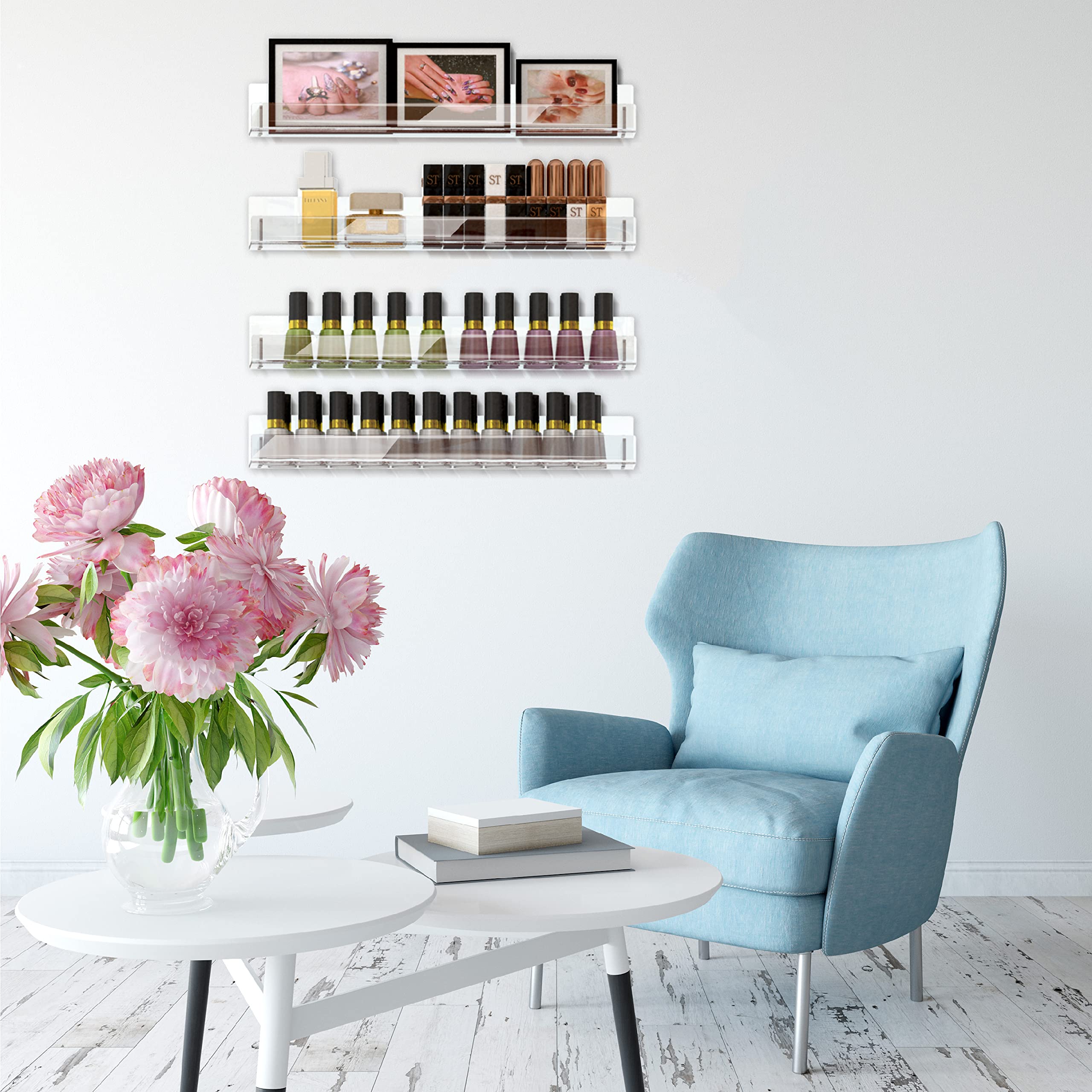 RORKIM sunglasses display shelf clear helps protect and display eyewear elegantly