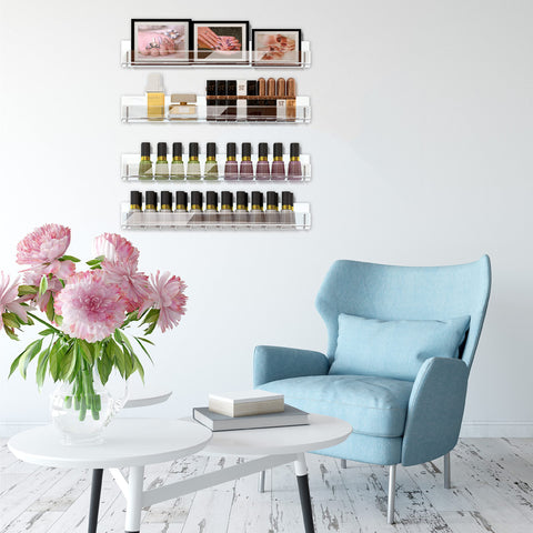 RORKIM sunglasses display shelf clear helps protect and display eyewear elegantly