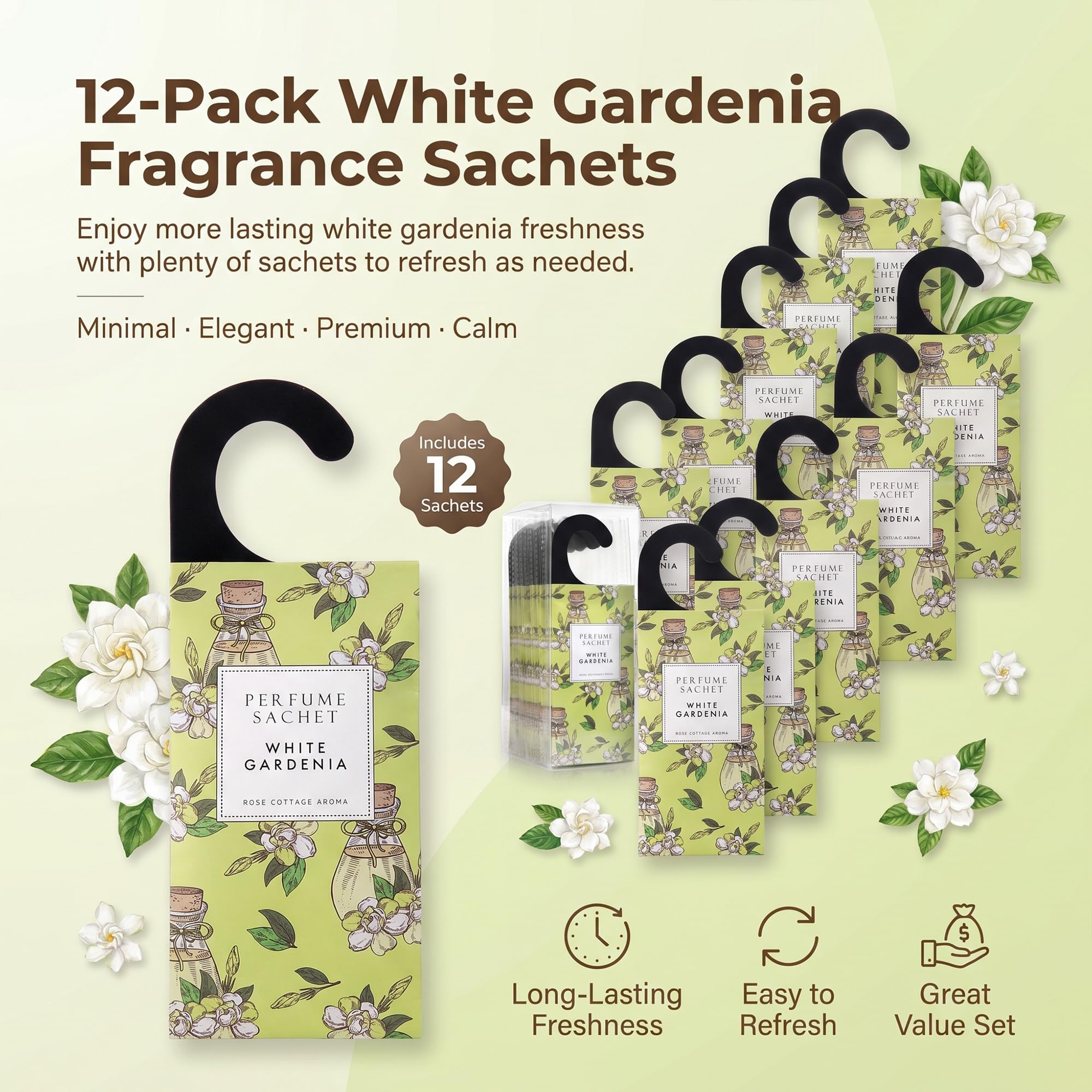 ROSE COTTAGE packaging uses Japanese paper to prevent leaks