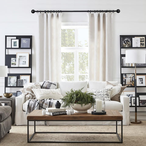 Rose Home Fashion heavy-duty curtain rod for durable drapes
