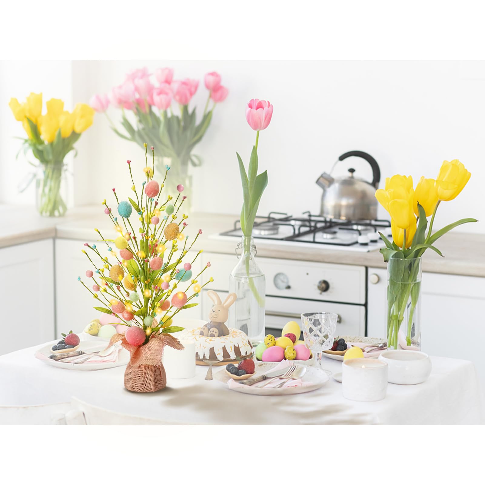 RoseCraft battery-powered decor that saves space and reduces clutter.