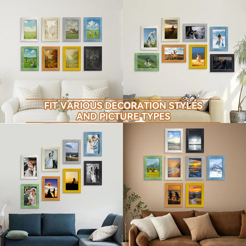 RoseEmber frames feature easy-open back fasteners for quick photo changes.