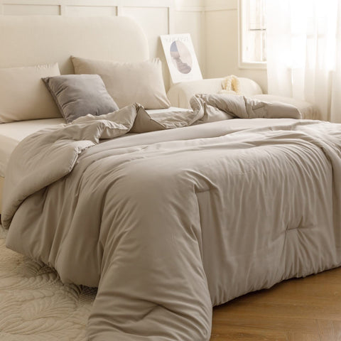 ROSGONIA gift-ready boho oatmeal set ideal for housewarmings.