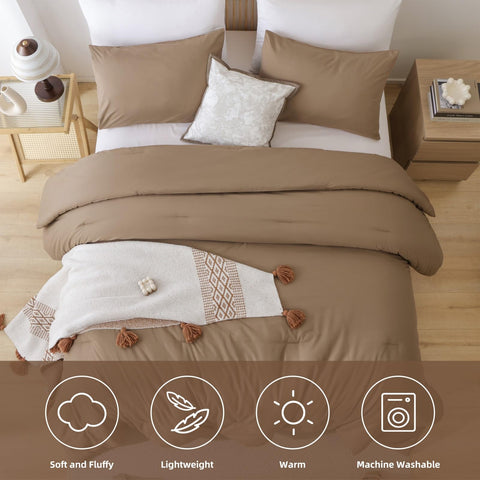 ROSGONIA soft polyester texture offers cozy feel and simple care