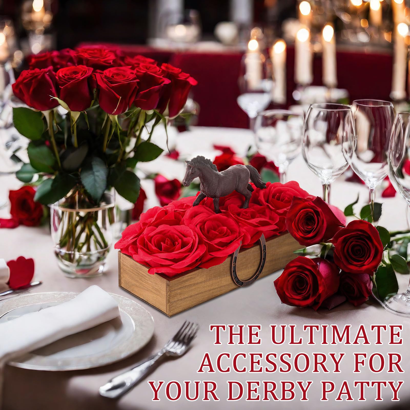 Roshtia derby horseshoe decor adds authentic flair
