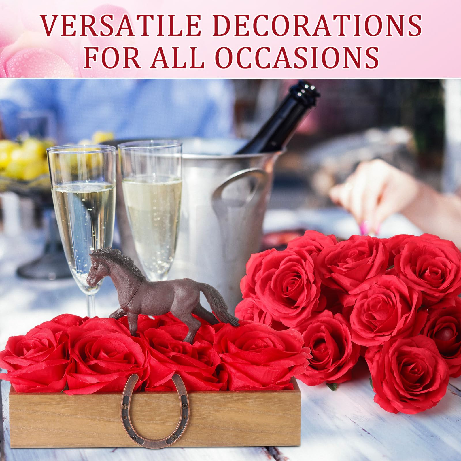 Roshtia Derby table centerpiece collection for indoor or outdoor use