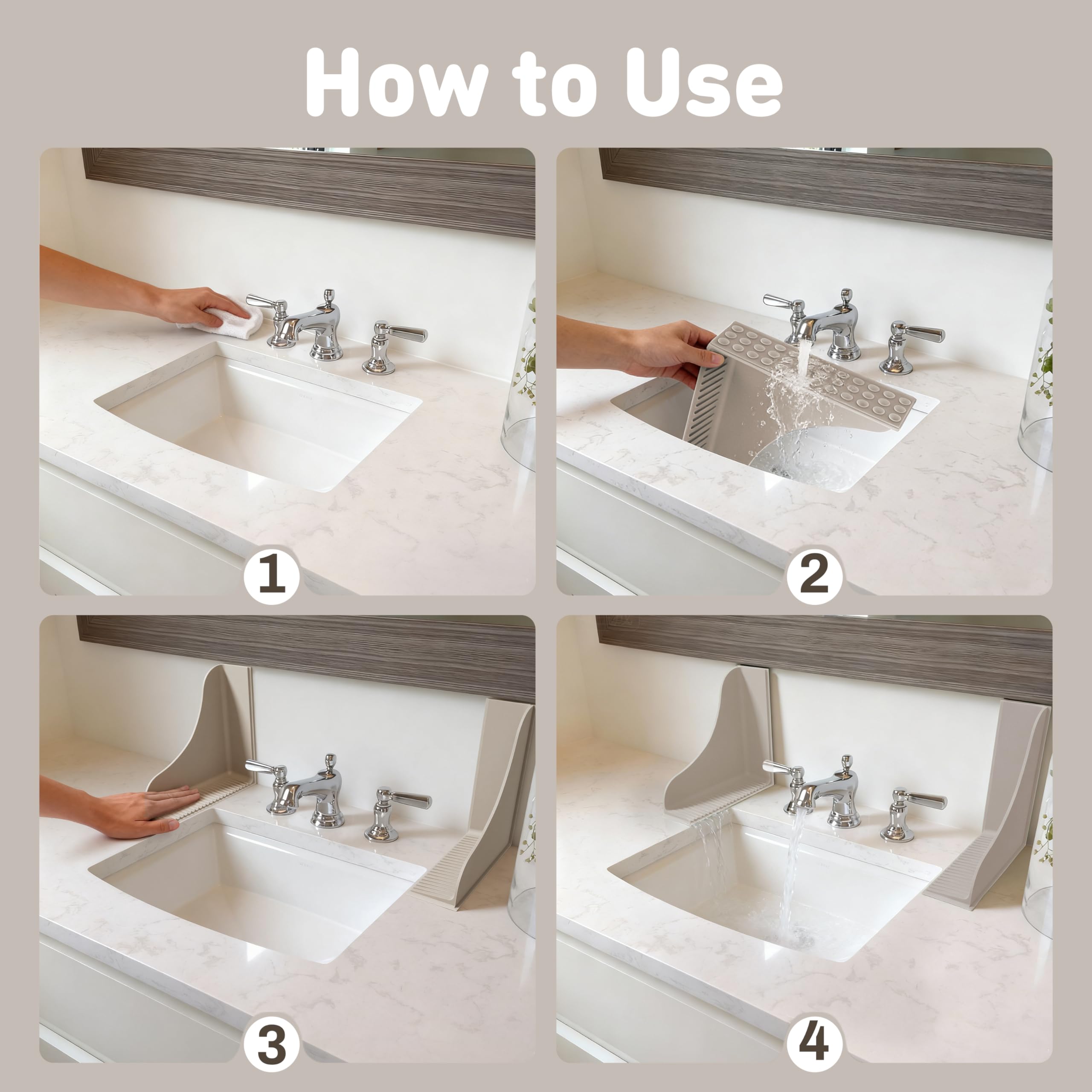Roslim flexible silicone guard is durable and easy to wipe clean.