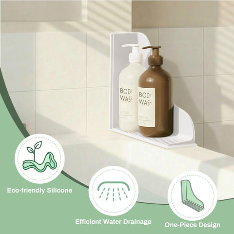 Roslim reusable splash guard peel rinse re-stick for flexible bathroom setup
