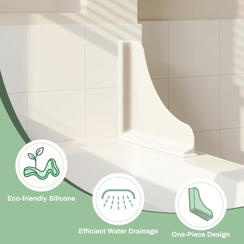 Roslim suction cups offer quick, adhesive-free installation for a tidy bathroom