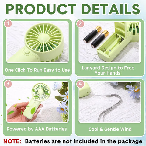 Rossesay compact 5x2 inch design fits easily in hand or bag.
