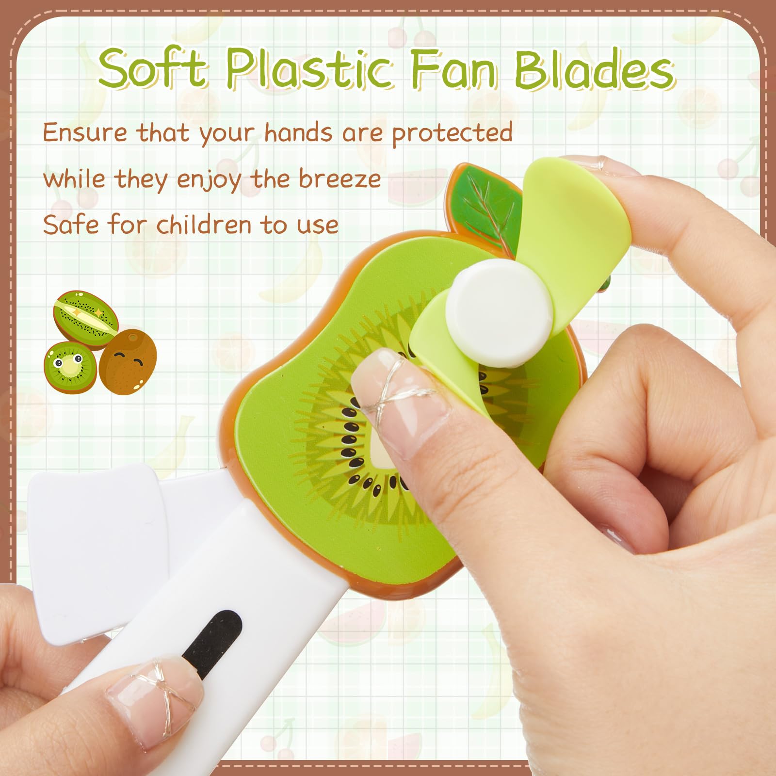 Rossesay 24-pack mini fans for gifts or party favors at events, portable.