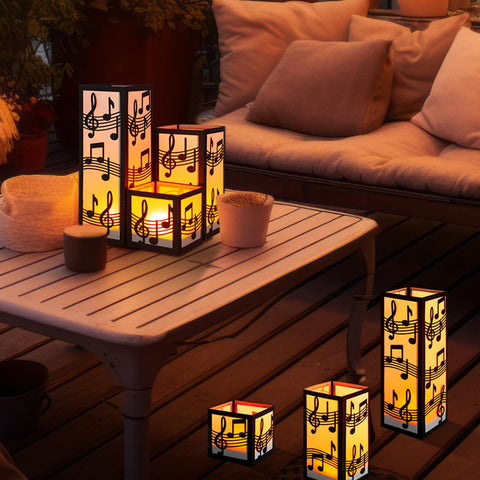 Rossesay LED candle with white cover and yellow light for ambiance