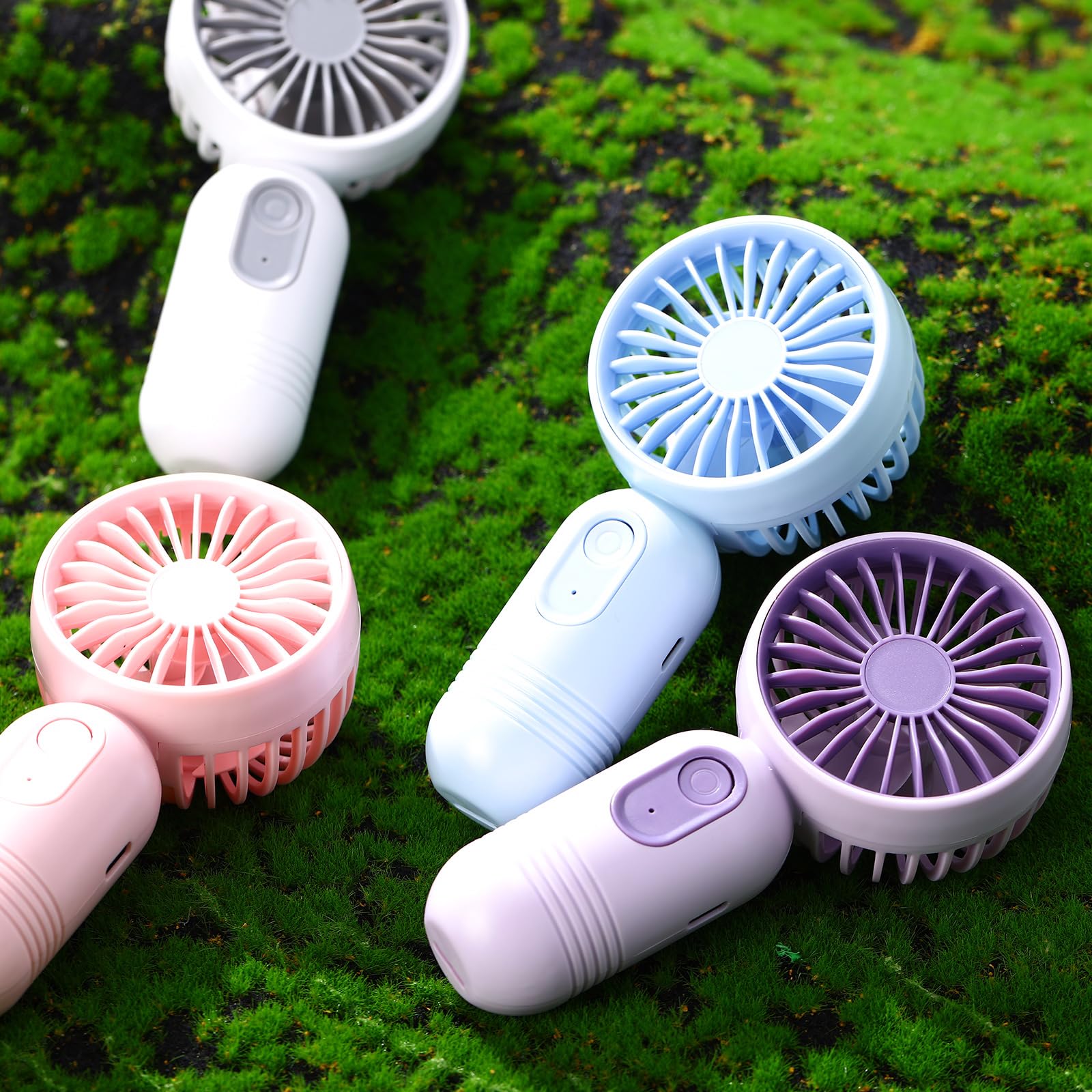 Rossesay mini fan packaging may vary in color options