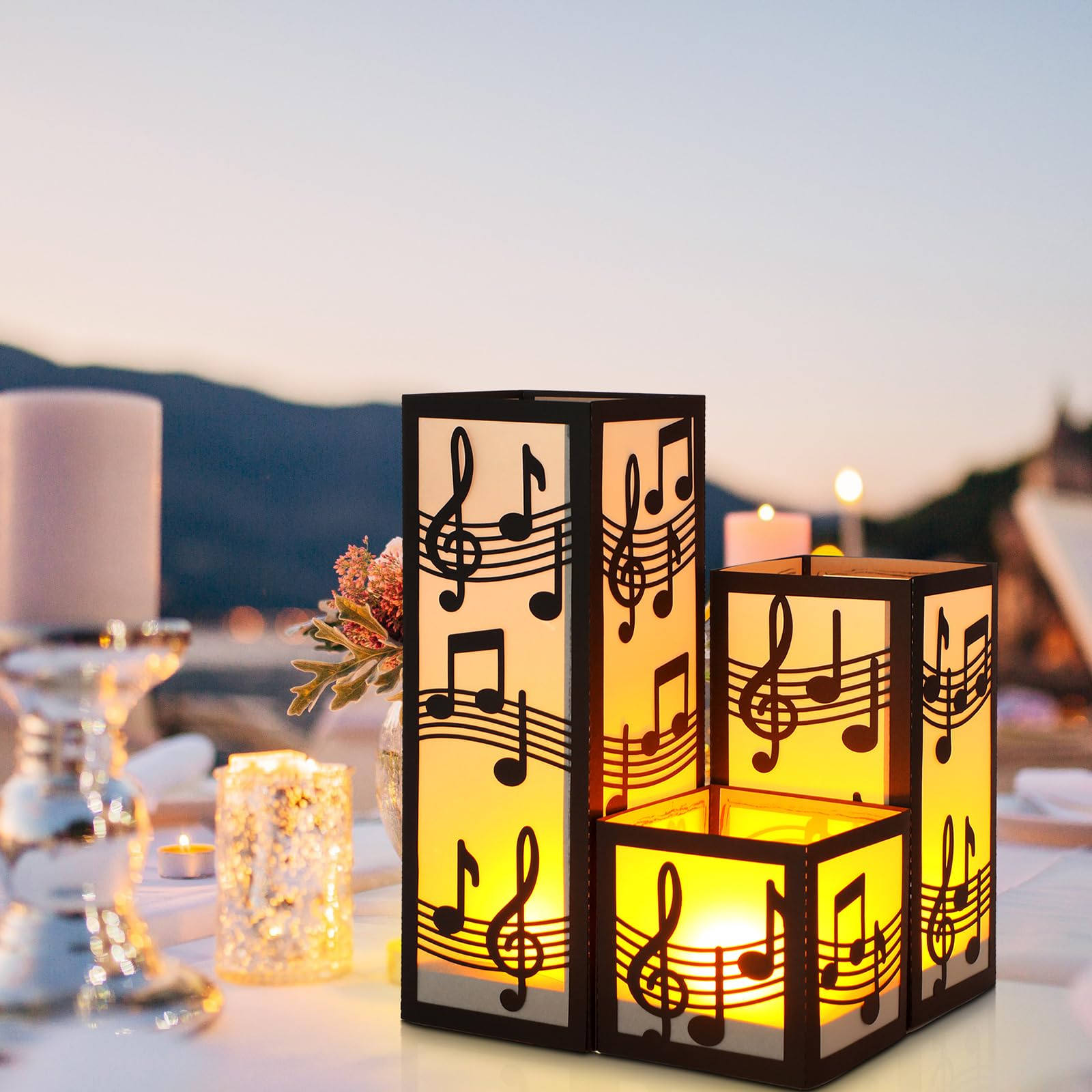 Rossesay music-themed decor set suitable for weddings, parties, and events