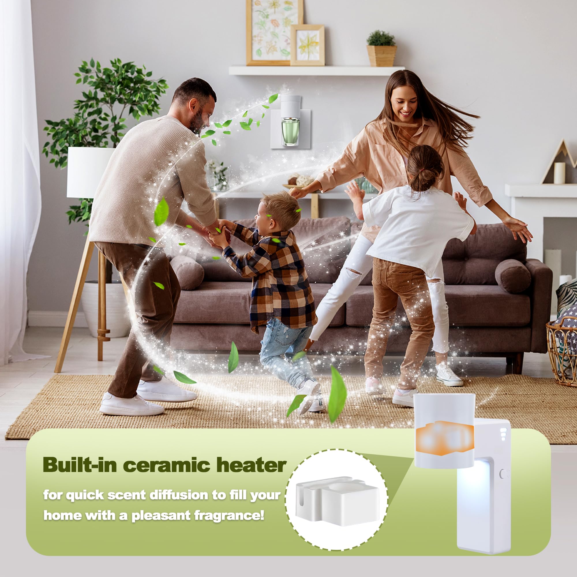 ROSSex energy-efficient design uses 2.7W for long-lasting fragrance
