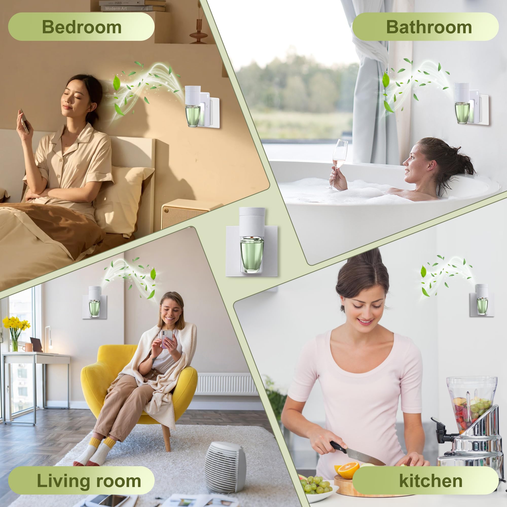 ROSSex wall plug-in suits living rooms, kitchens, offices, and more
