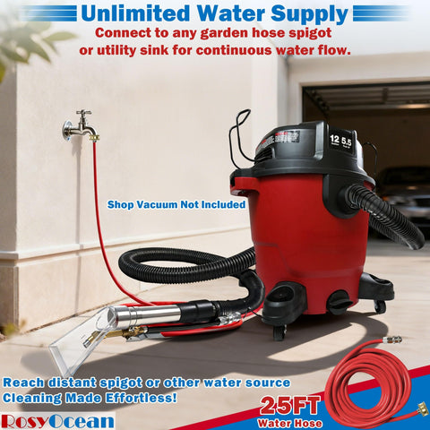 RosyOcean easy-install adapter kit plugs quickly and preserves your original hose cuff