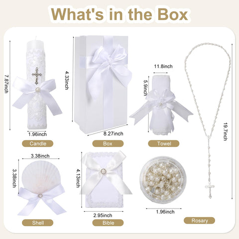 Rotel Baptism 5-piece set displayed in gift-ready white box for celebrations