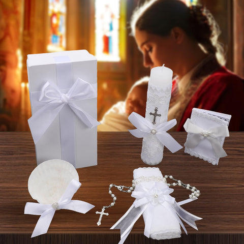 Rotel baptism gift box presentation, ready for gifting at christening